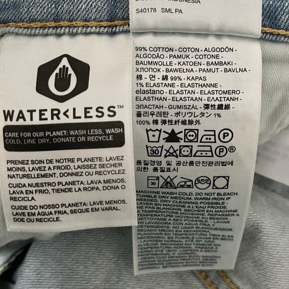 Levis 514 Straight Leg Men's Jeans 36x30 Blue Zip Fly Light Wash NEW - Picture 6 of 8